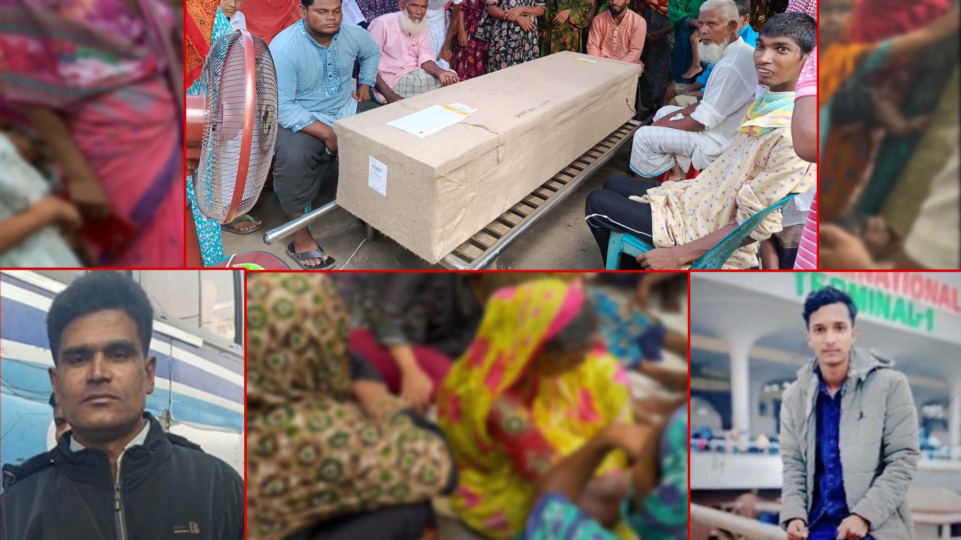 প্রায় এক মাস পর লেবানন থেকে ফিরল দুই প্রবাসীর মরদেহ